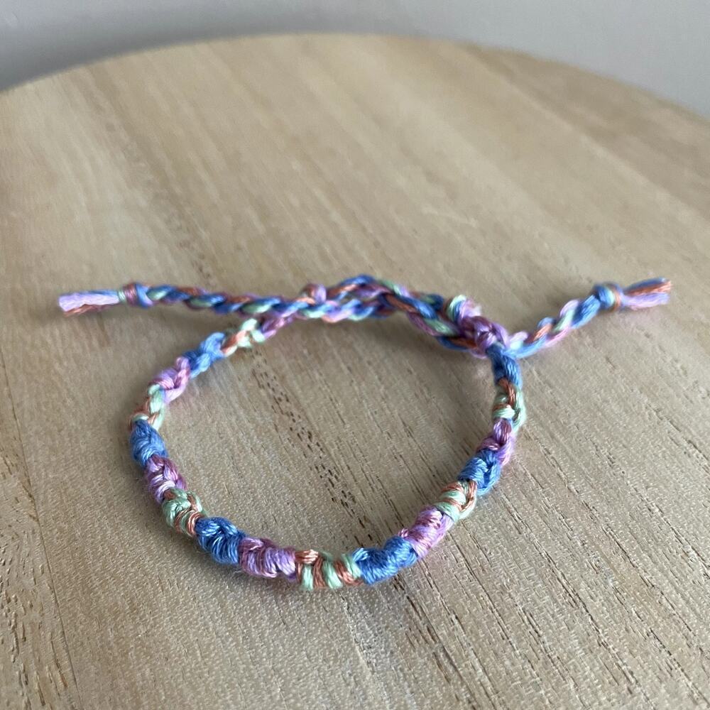 Rebekah Bracelet anklet trendy comfortable tie embroidery thread woven gift